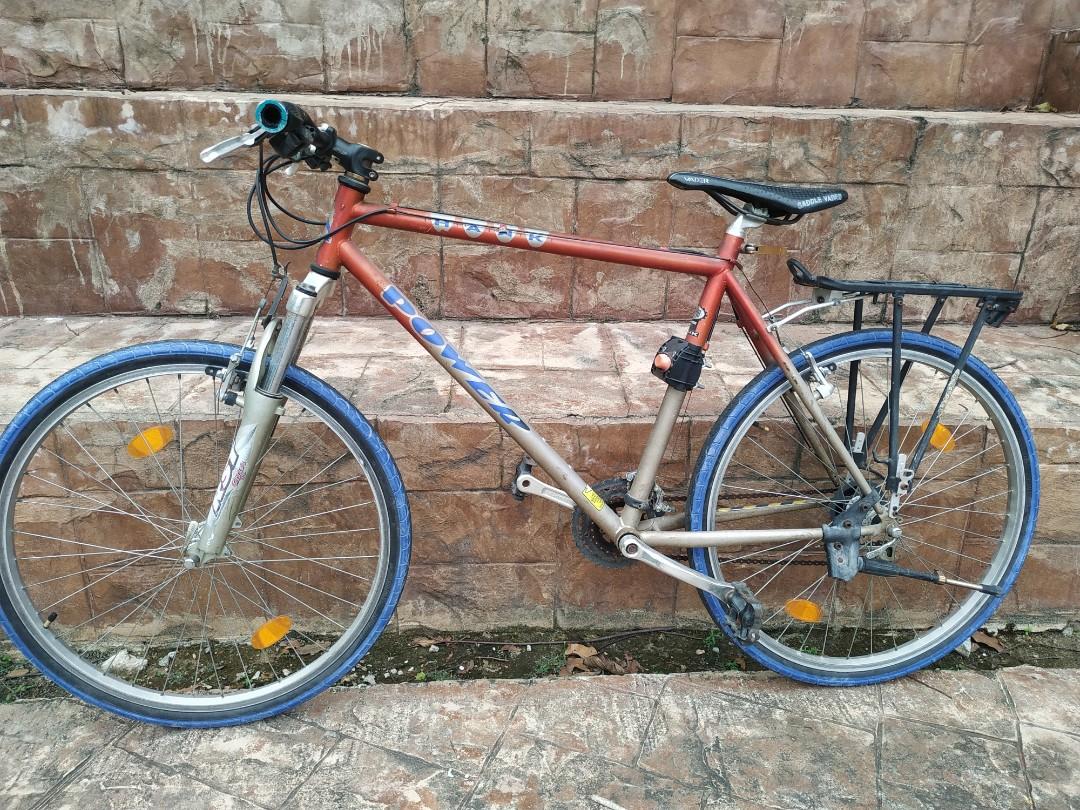 chromoly steel bike frame