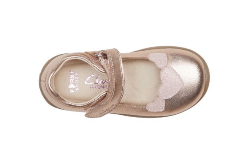 Clarks Mara Rose Gold Baby Shoes
