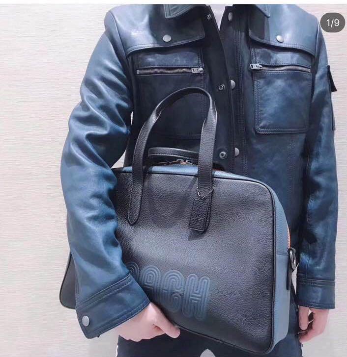 mens leather carryall