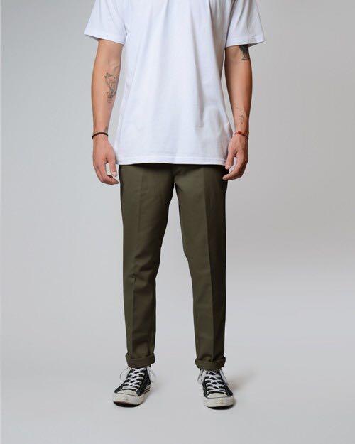 Dickies 872 Slim Fit Olive Green