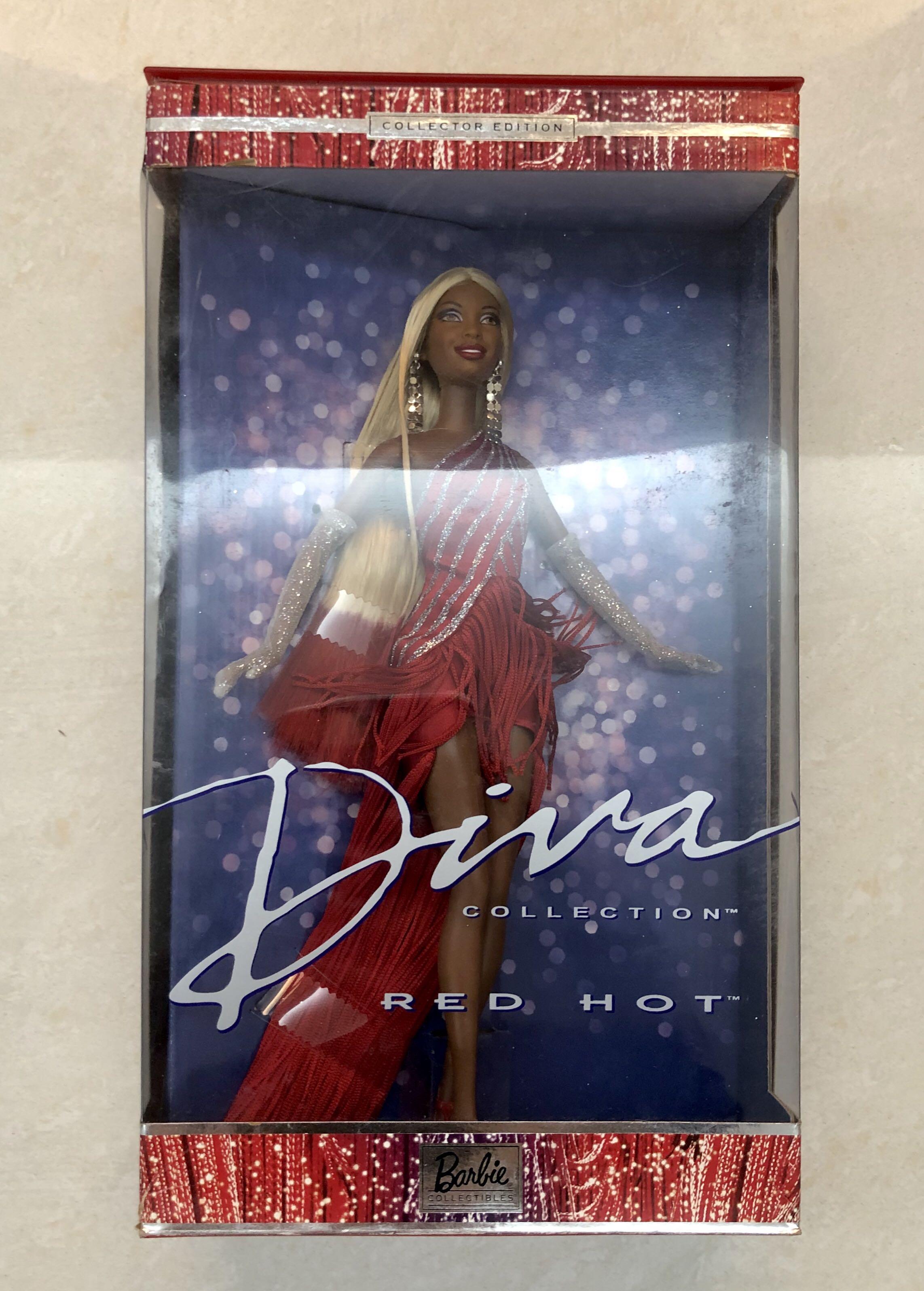 Diva Collection Red Hot Barbie (2002), 興趣及遊戲, 玩具& 遊戲類