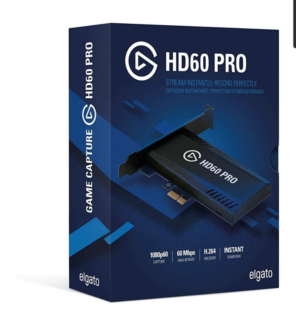 Elgato Hd60 Pro High Definition Game Recorder Corsair 1gc109901002 Electronics Others On Carousell