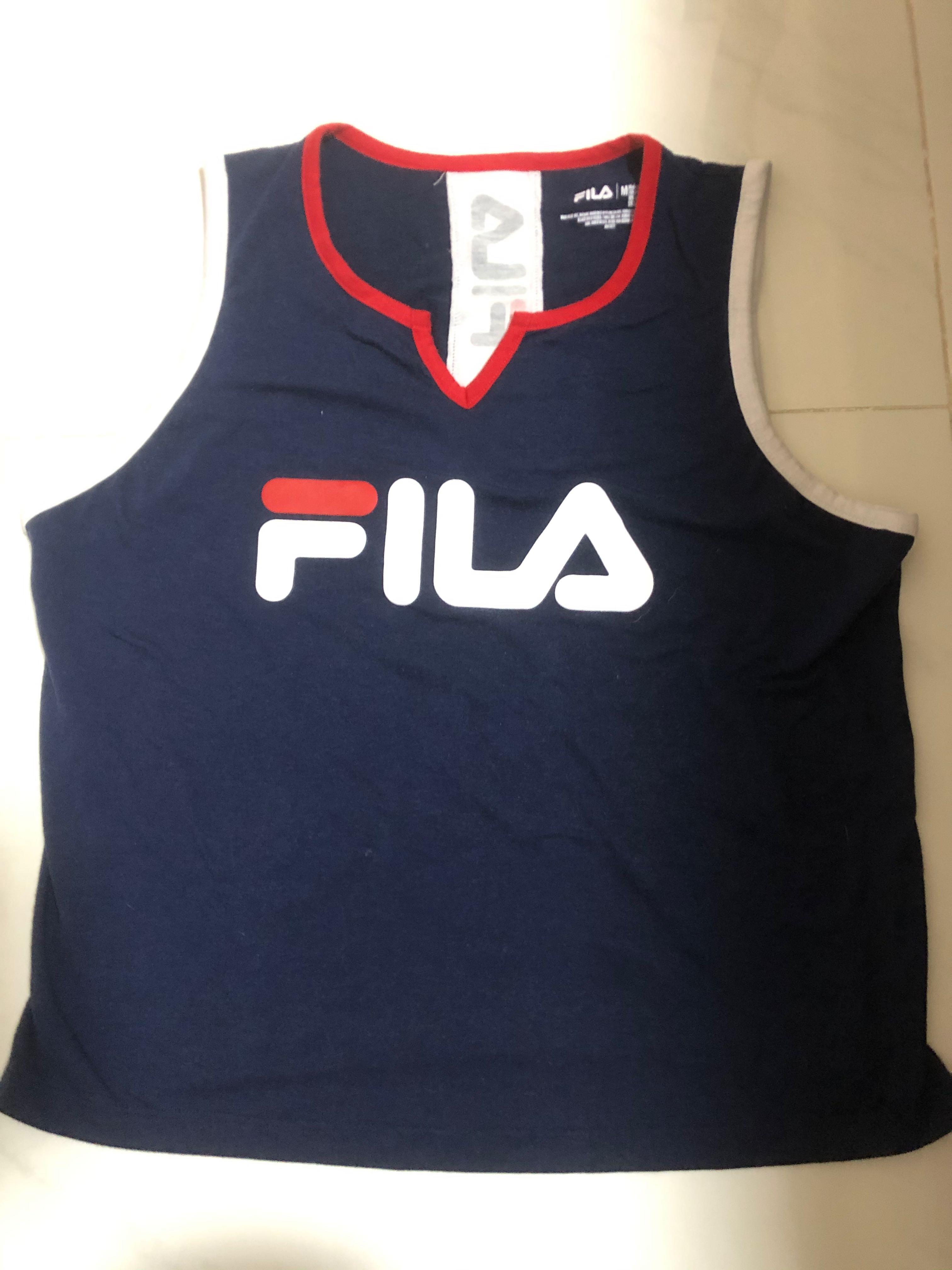 Fila tank top, Women's Fashion, Clothes 