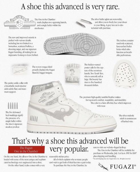 Fugazi One In The Chamber Men S Fashion Footwear Sneakers On Carousell Browse our stylish collection of heeled & flat ankle boots, and find your staple pair. fugazi one in the chamber