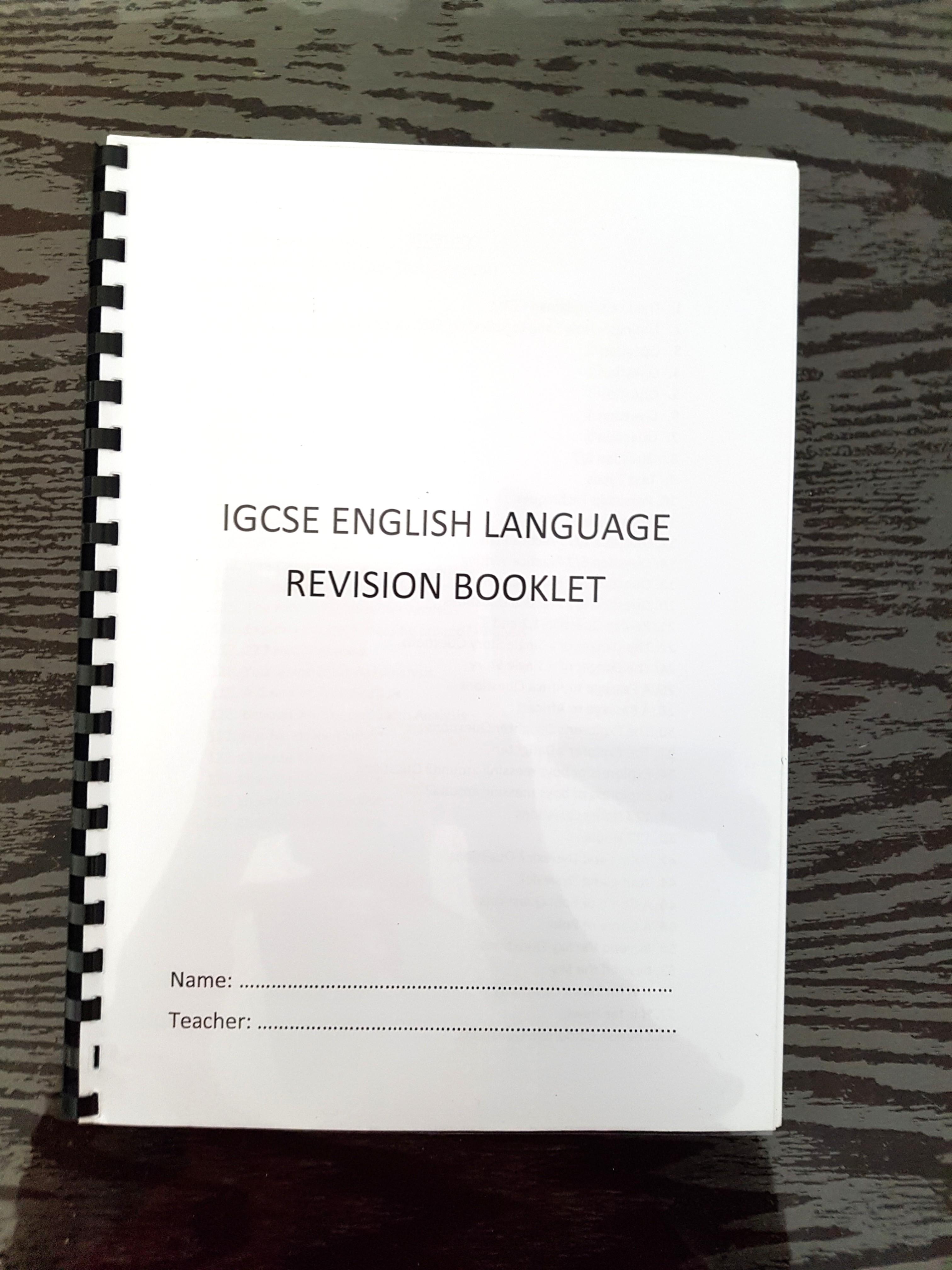 Full Igcse English Language Textbook Revision Guide Books Stationery Textbooks Secondary On Carousell