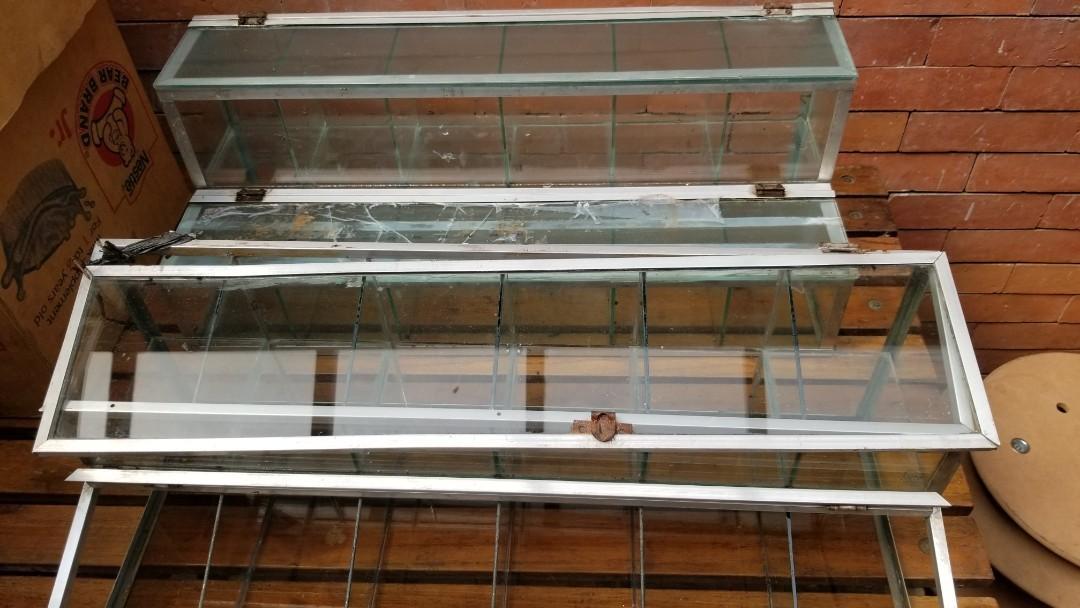 Glass candy organizer for your sari sari store ,bundle of 2 ,only Php