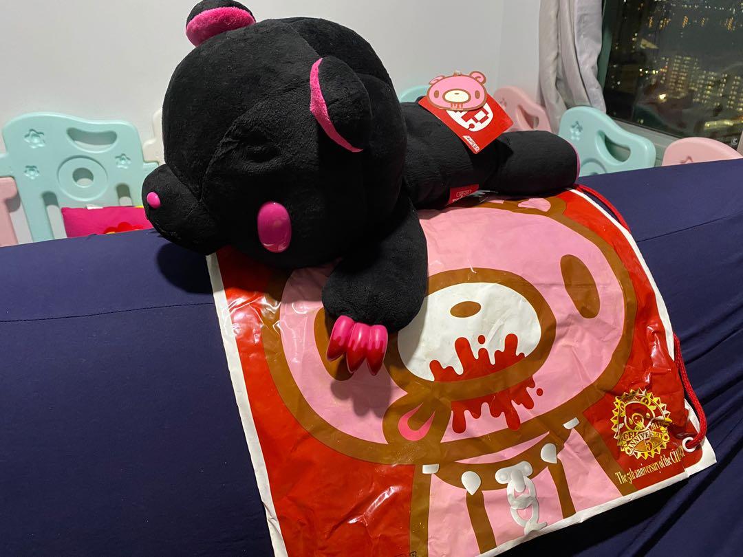 Gloomy Bear Black Pink Gloomy Bear Head Hobbies Toys Toys Games On Carousell