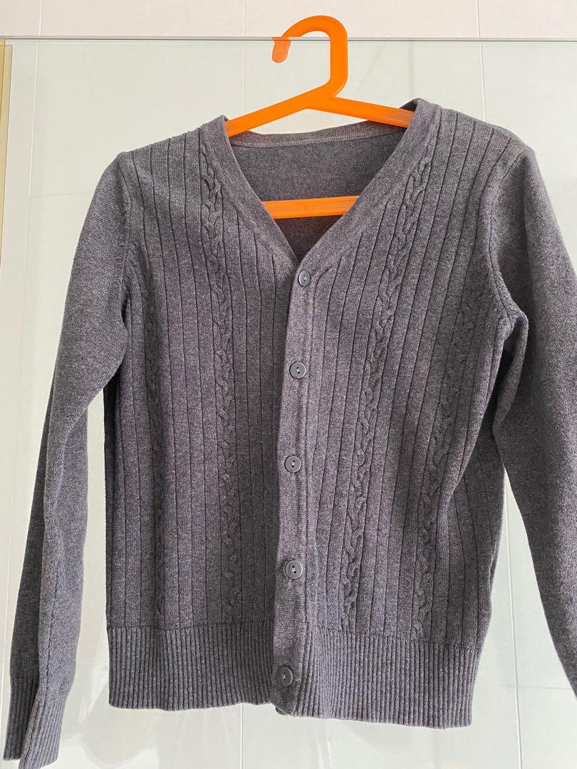 m&s grey cardigan