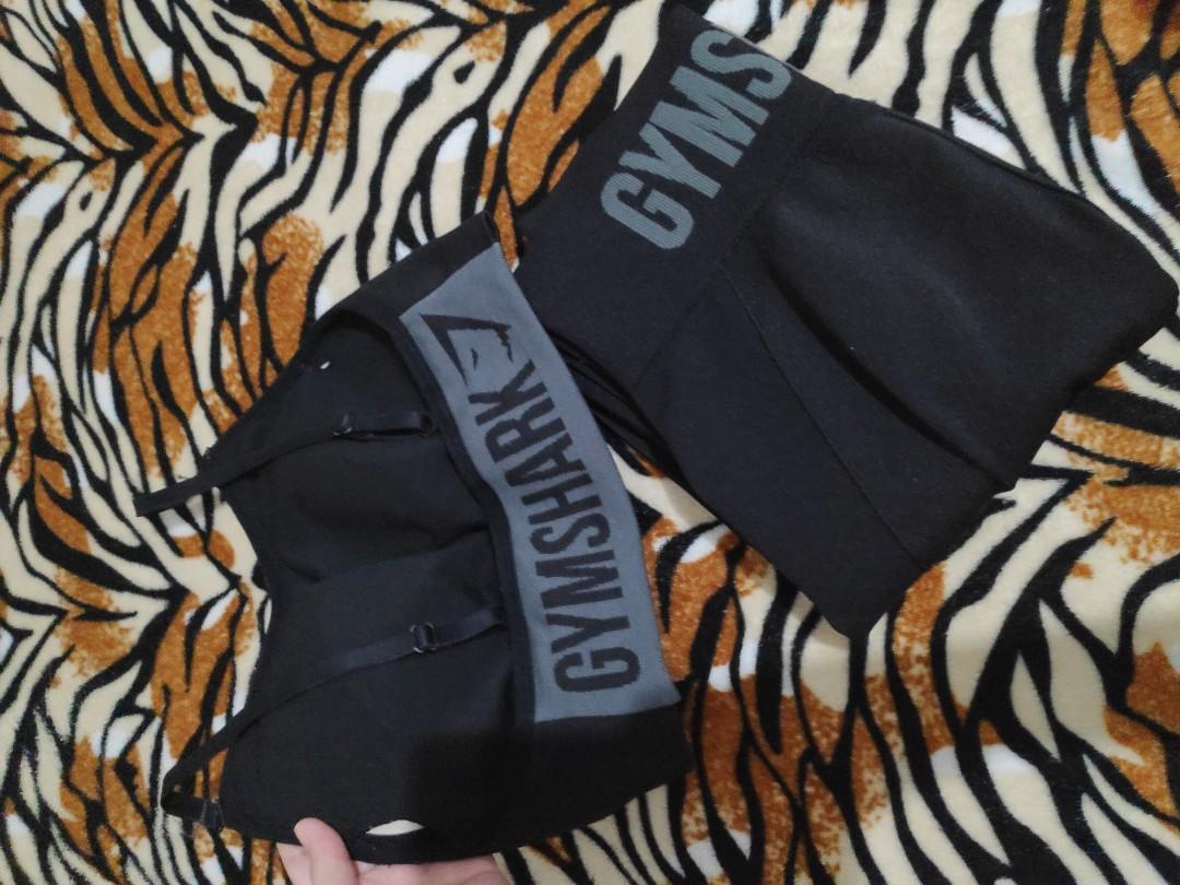 GYMSHARK Black SportsBra (Small) (Category: Activewear) located in San Juan City. Submitted by go_olshoppe (Listing ID 1017556977, Image 3). Description: AUTHENTIC 💯% UK GYMSHARK Condition 10/10 Tried to fit for 1hr yoga and wash Not my bust size RFS- shift to medium.