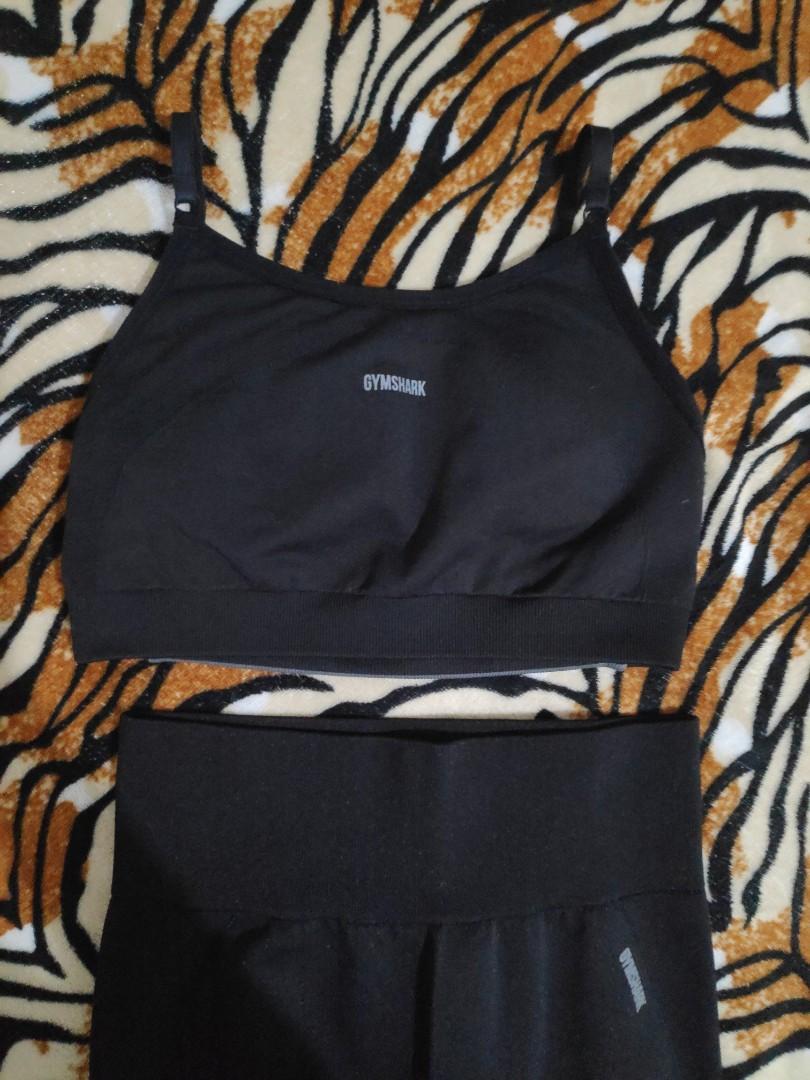 GYMSHARK Black SportsBra (Small) (Category: Activewear) located in San Juan City. Submitted by go_olshoppe (Listing ID 1017556977, Image 2). Description: AUTHENTIC 💯% UK GYMSHARK Condition 10/10 Tried to fit for 1hr yoga and wash Not my bust size RFS- shift to medium.