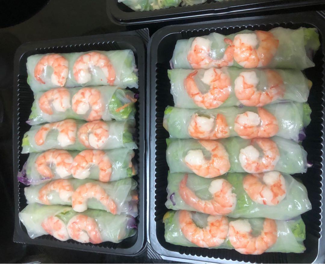 Healthy Spring rolls (Category: Packaged & Instant Food) located in Quezon City. Submitted by onlineseller14 (Listing ID 1017485775, Image 1). Description: Healthy Spring rolls with peanut hoisin sauce Made to order 6pcs per order Extra sauce 20pesos Flavor: Kani spring rolls Shrimp spring rolls Open for reseller .