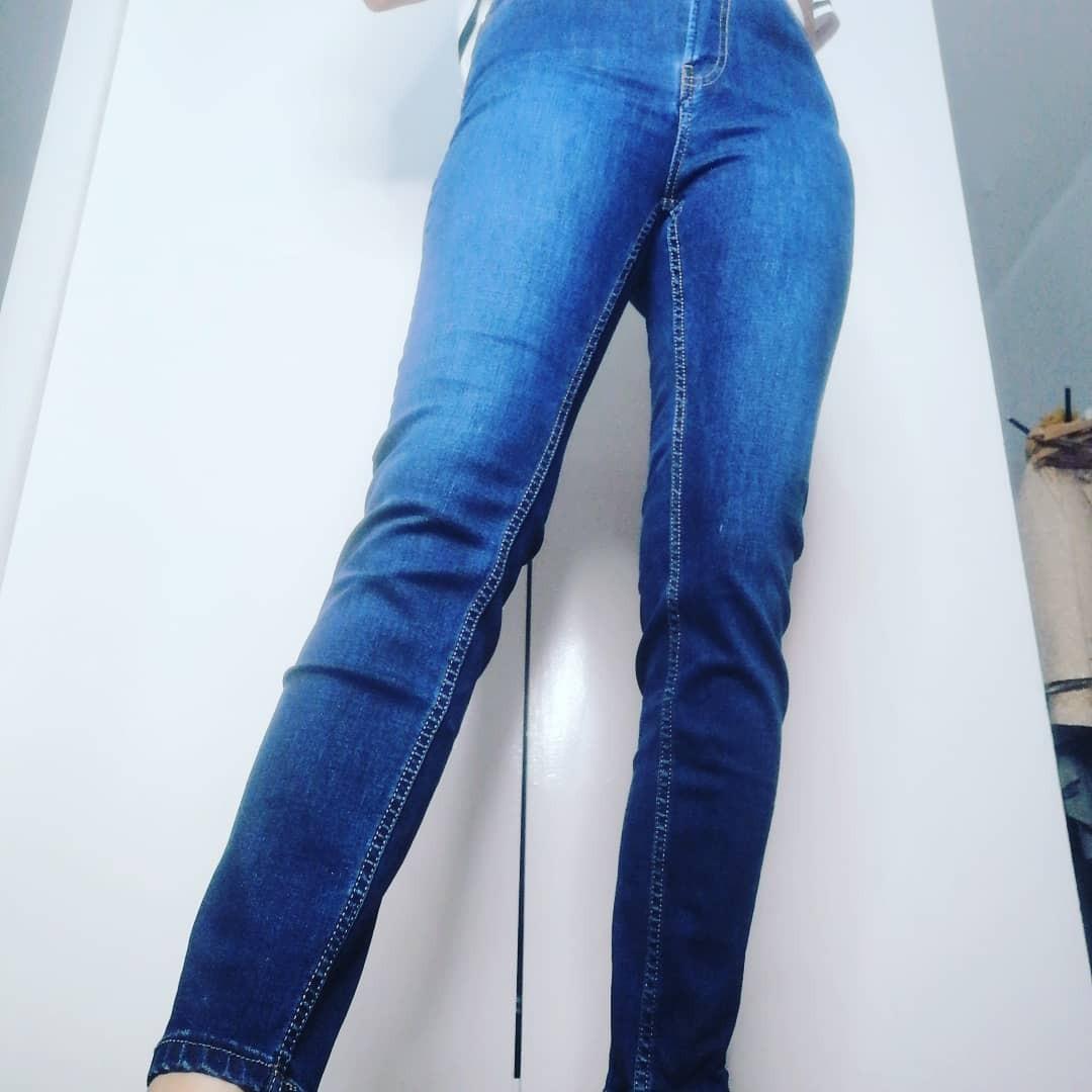 high waist pants maong