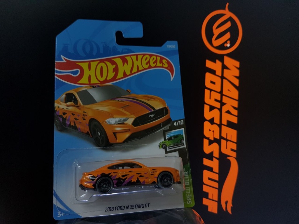 Hot wheels 2018 ford mustang gt speed blur 2025