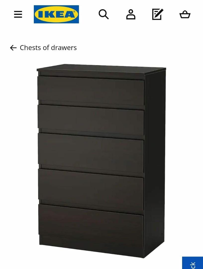 Ikea Chest Of Drawers, Furniture & Home Living, Furniture, Tables