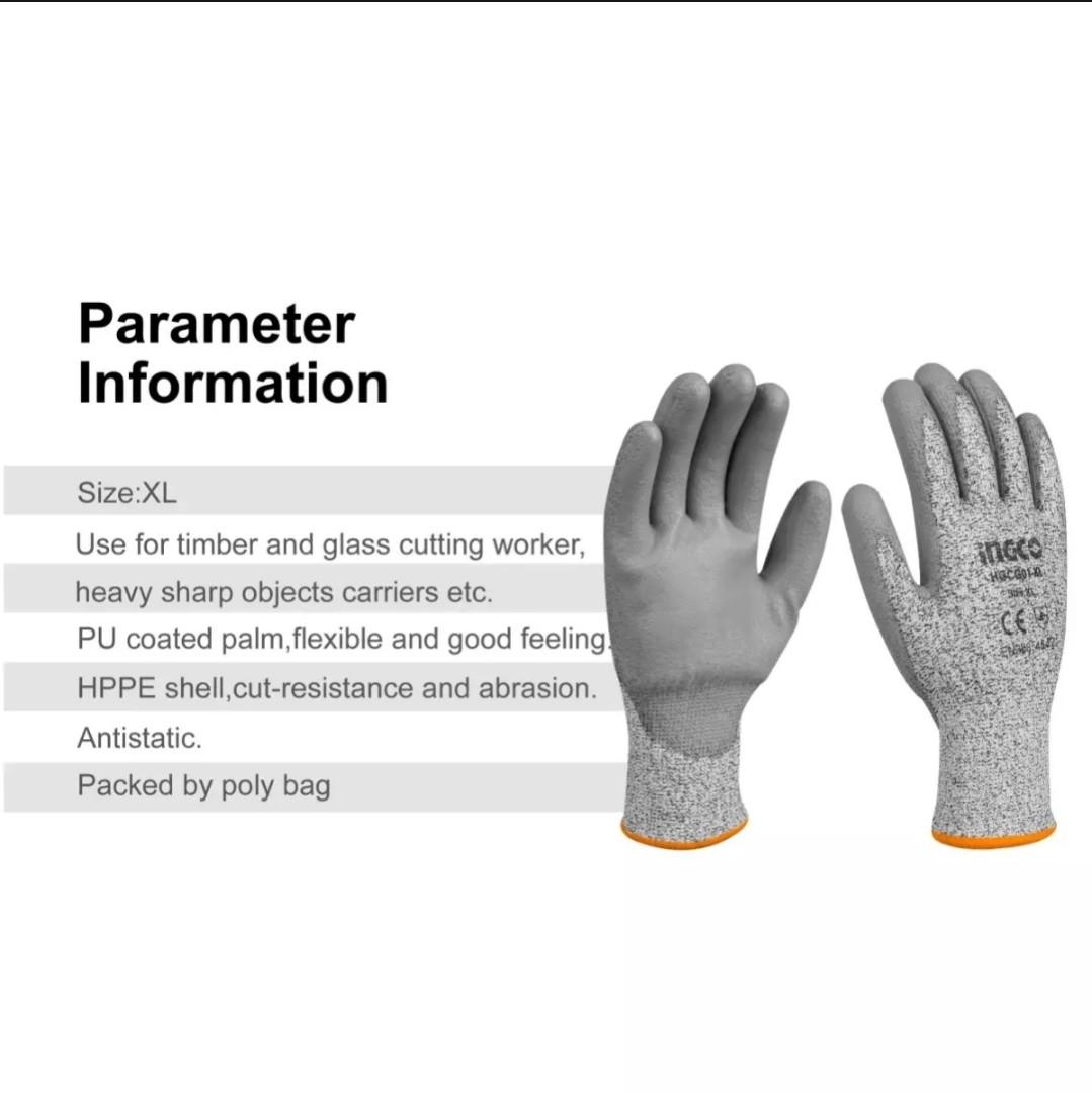 INGCO CutResistant Gloves for multi purposes, Everything Else on Carousell