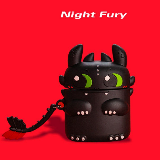 [INSTOCK] NIGHT FURY AIRPOD GEN 1/2 PRO CASE SLEEVES