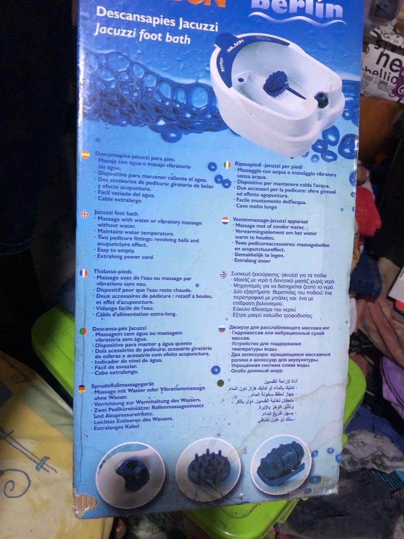 Jacuzzi Foot Bath, Beauty & Personal Care, Foot Care on Carousell