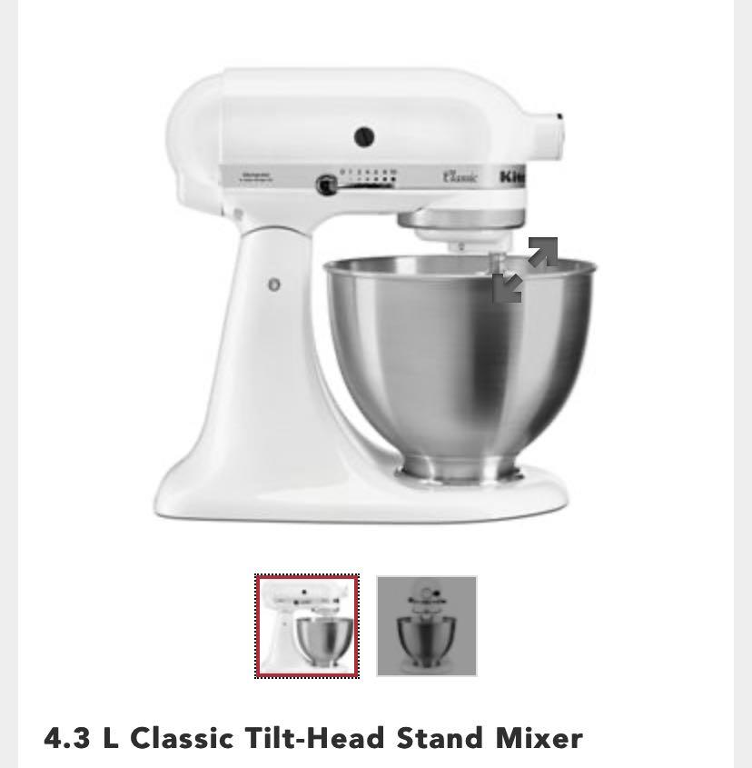 kitchen aid classic stand mixer