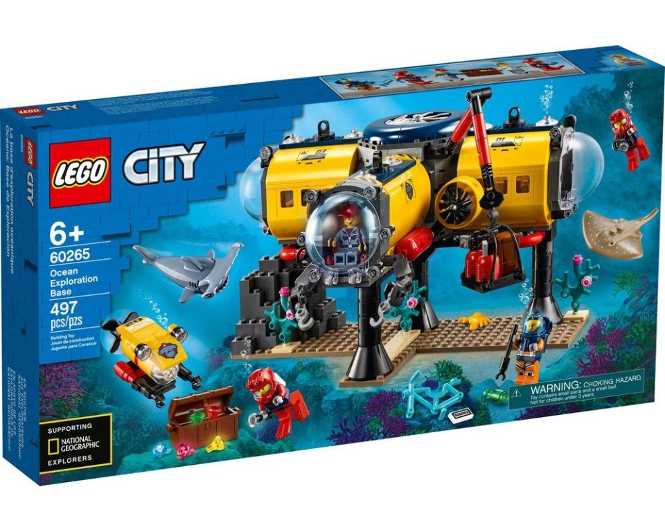 LEGO City 60265 Ocean Exploration Base 60266 Ocean Exploration Ship Hobbies Toys Toys Games on Carousell