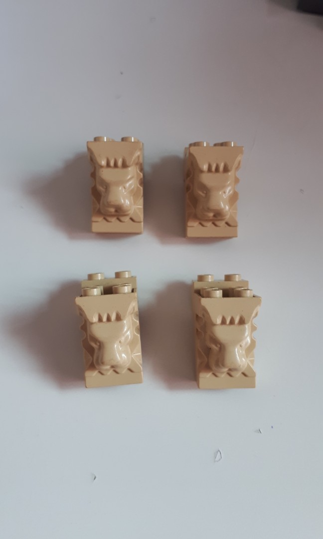 Lego lion head brick pieces, Hobbies & Toys, Toys & Games on Carousell