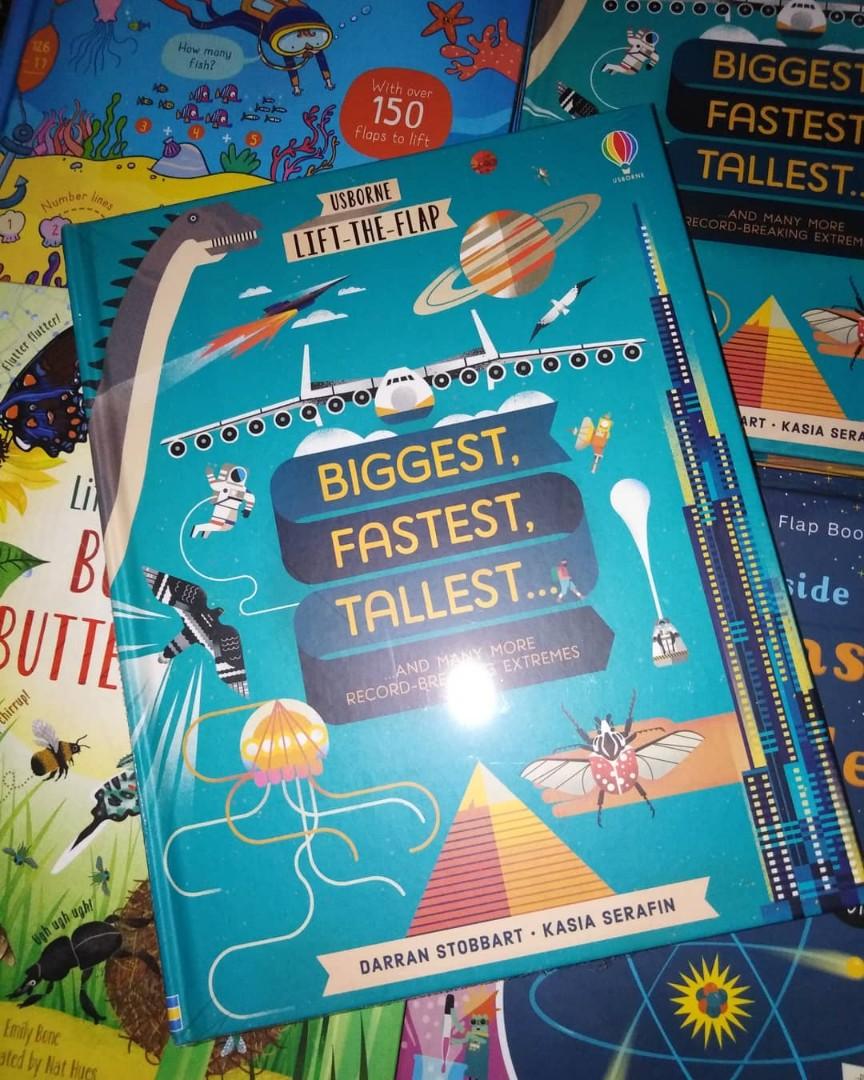 Lift The Flap: Biggest, Fastest & Tallest (New Book), Hobbies & Toys ...