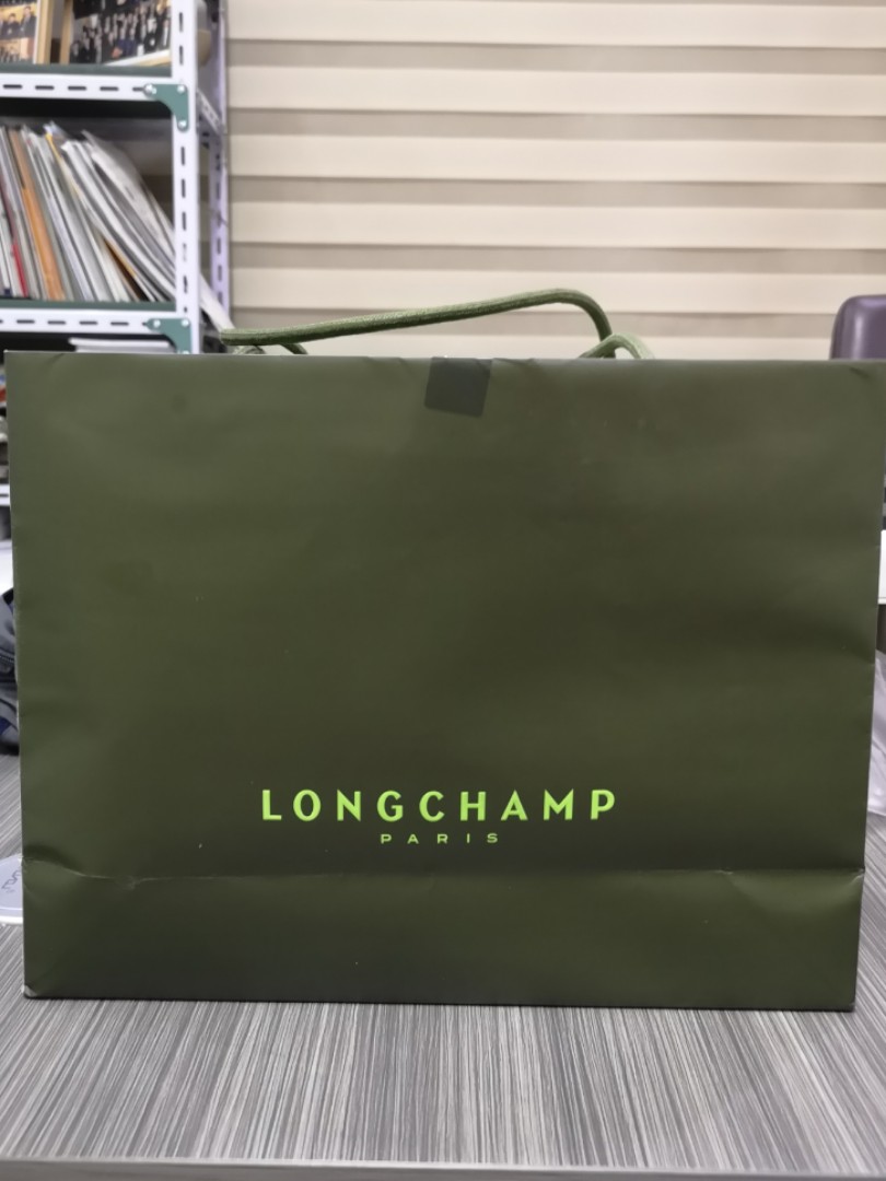 Longchamp Paper Bag, Luxury, Bags 
