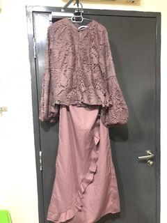 Kurung Pink Belacan Muslimah Fashion Carousell Malaysia