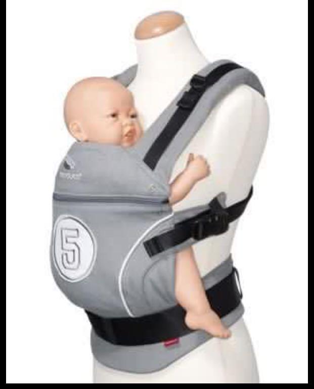 Manduca Limited Edition High Five Grey Baby Carrier Not