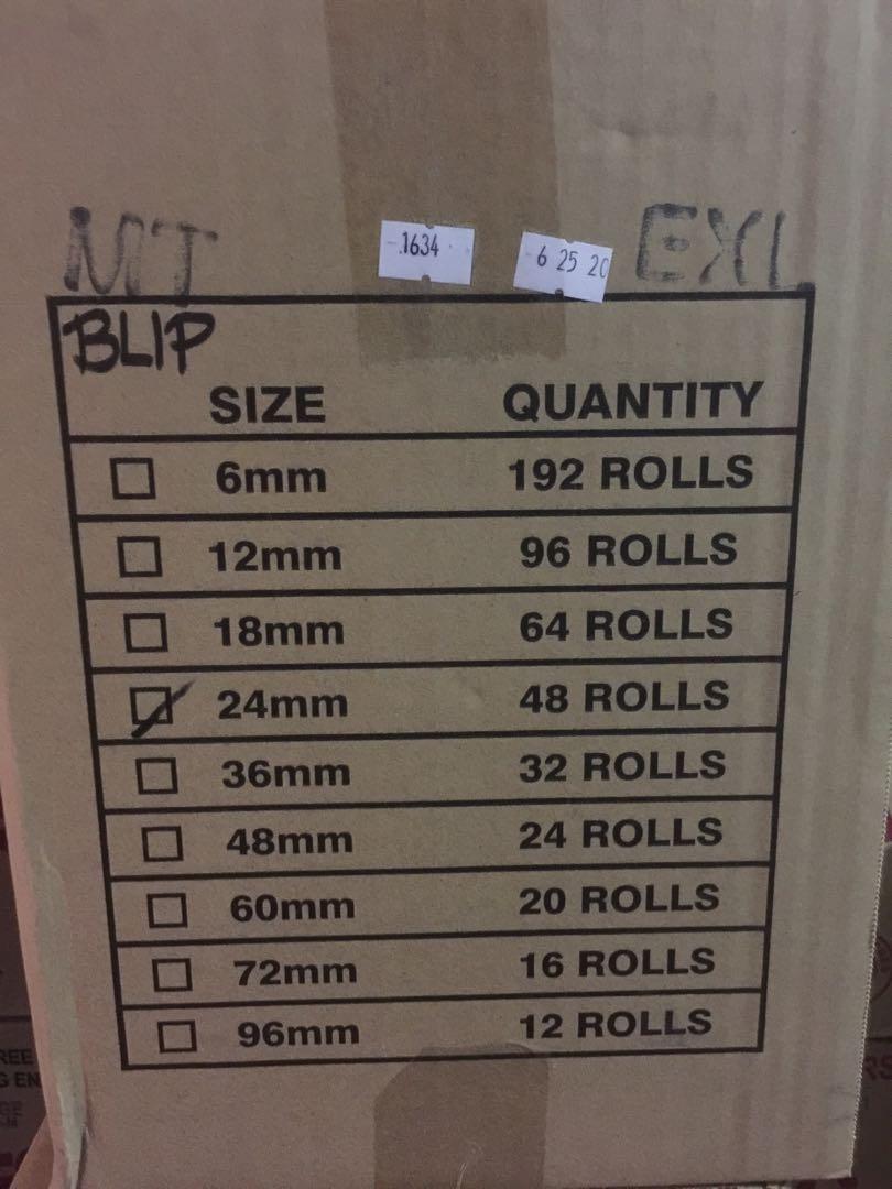 Masking Per Box Masking tape per box, Commercial & Industrial, Construction & Building ...