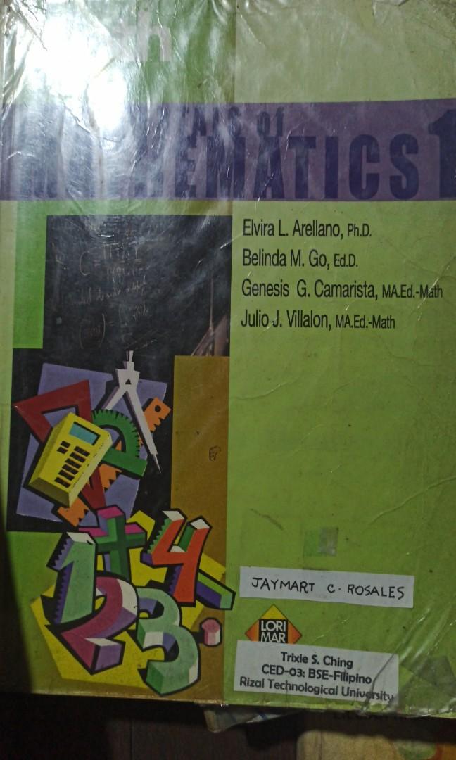 Math College Books (Category: Textbooks) located in Mandaluyong City. Submitted by stuff_coollection (Listing ID 1017533265, Image 3). Description: Take all for 500php.