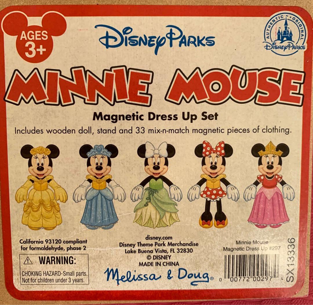 Melissa & Doug Disneyland Minnie Mouse Dress Up Doll, Hobbies
