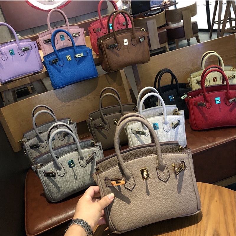 Mini birkin top style bag