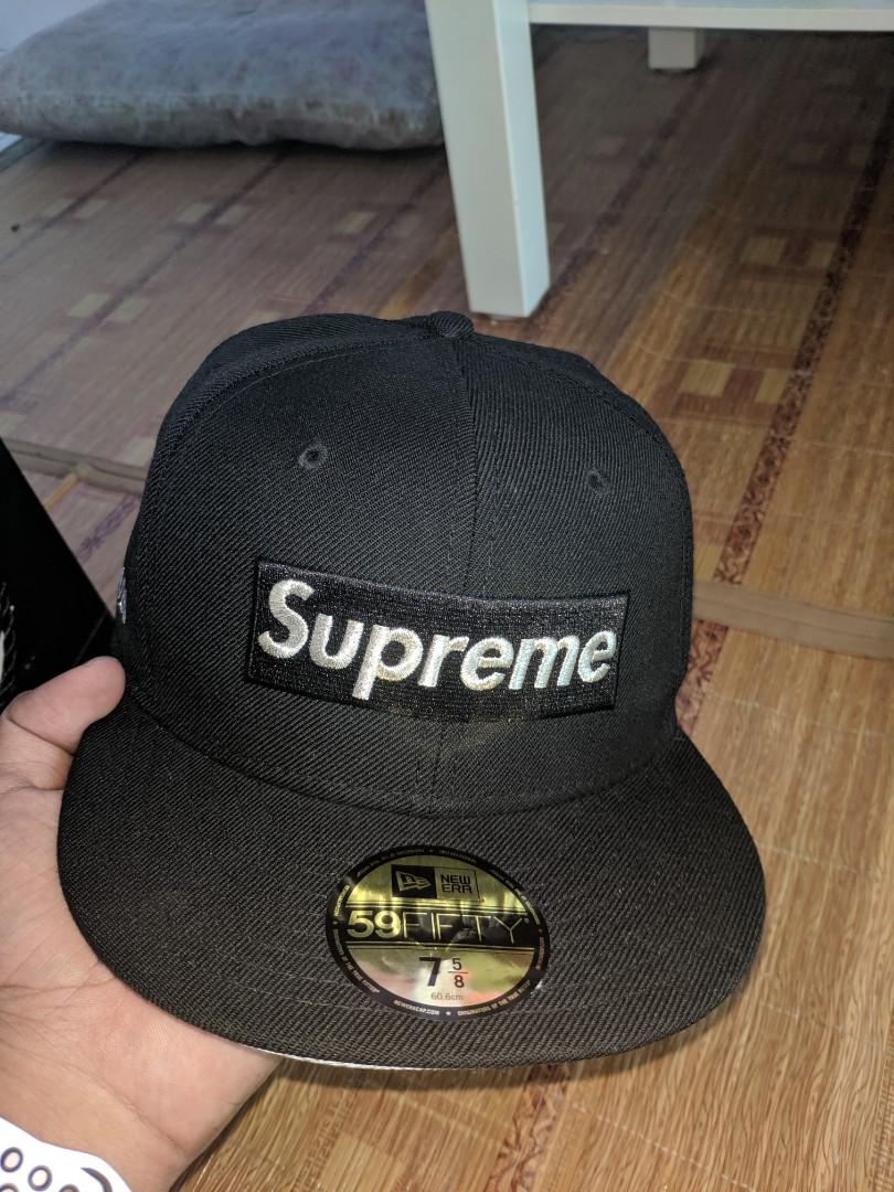 New era supreme $1m metallic box logo