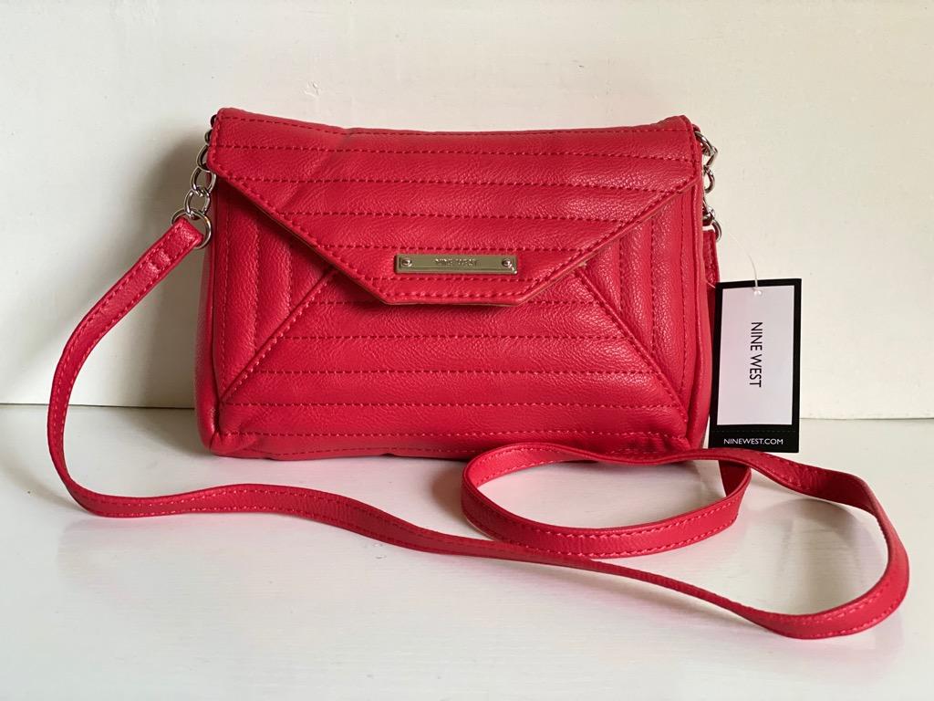 Nine west red purse hot sale
