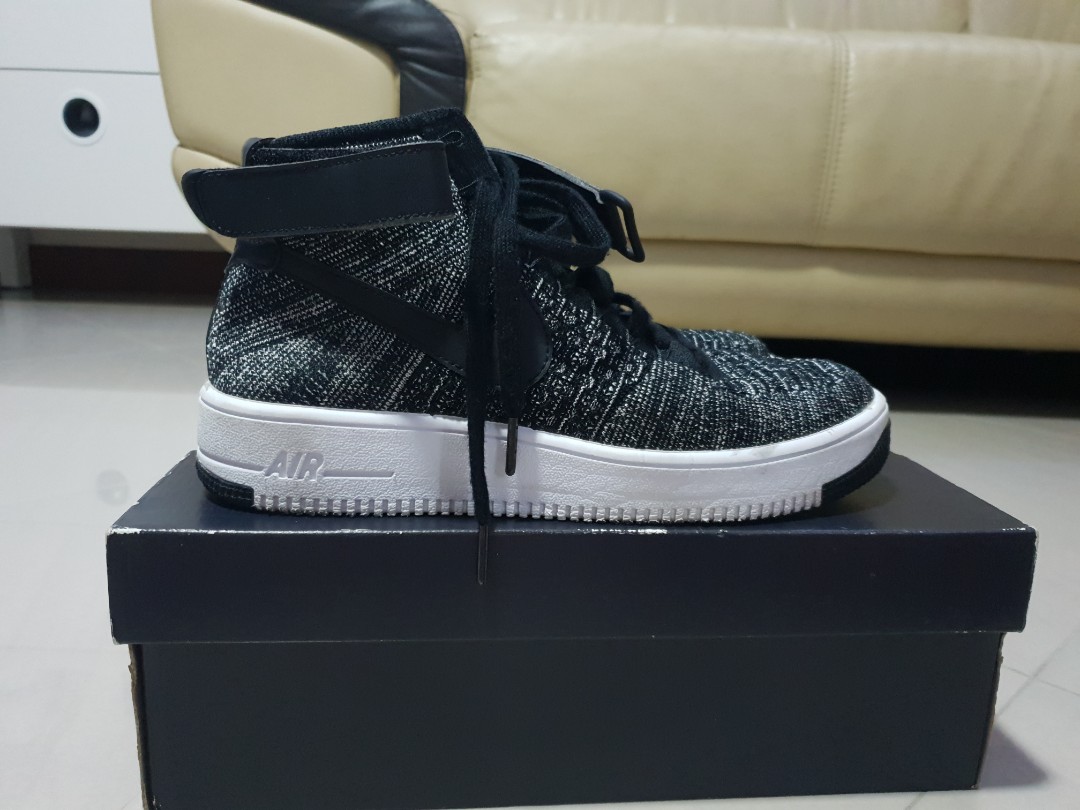 Nike Air Force 1 Flyknit Men s Fashion Footwear Sneakers on