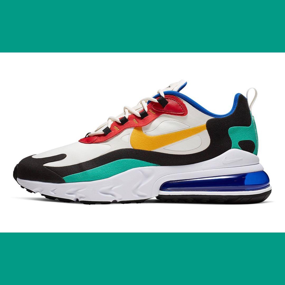Nike Air Max 270 React Bauhaus Men s Fashion Footwear Sneakers on Carousell