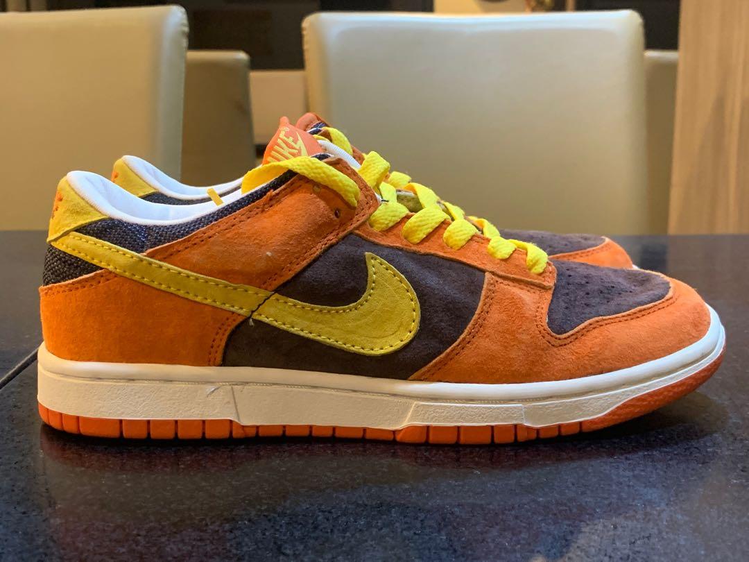 Orange yellow nike shop