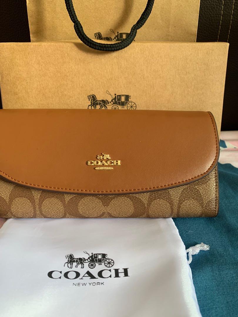 coach long wallet price