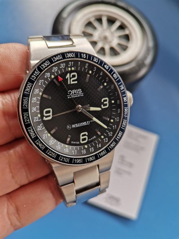 Oris williams sales f1 pointer date