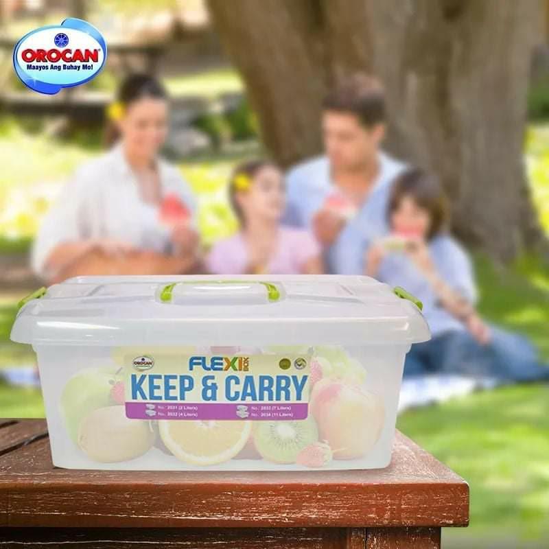 Orocan Keep and Carry Storage Box 11L (Category: Storage Boxes & Baskets) located in Manila. Submitted by xcel.prime (Listing ID 1017581958, Image 1). Description: 11L- Storage Box L(34.5) x W(23) x H(14.75) cm Random Colors Payment: Online Banking Gcash Cash on Delivery Pick up or Delivery only. Manila area..