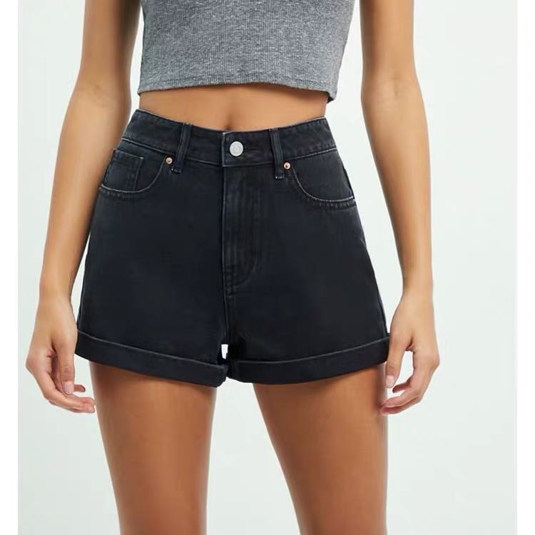 pacsun black denim shorts, Women's 