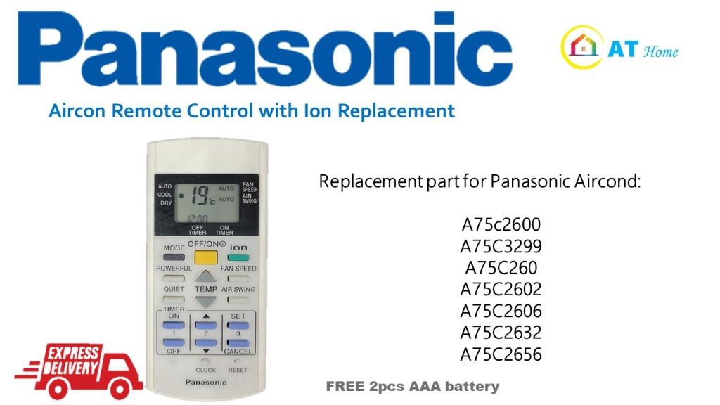Panasonic Aircon Remote Control Replacement With Ion Electronics Others On Carousell
