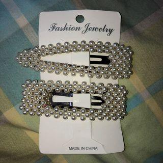 Pearl Hair Clips