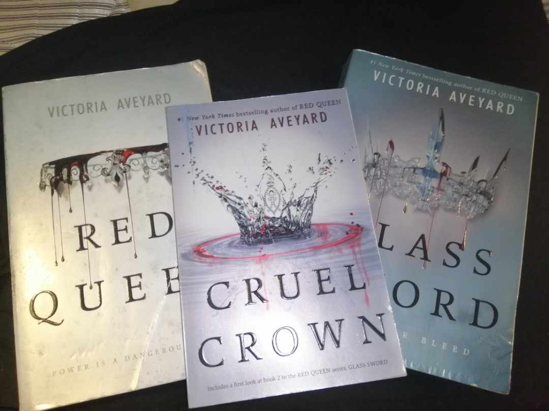 Red Queen Cruel Crown And Glass Sword By Victoria Aveyard Books Books On Carousell