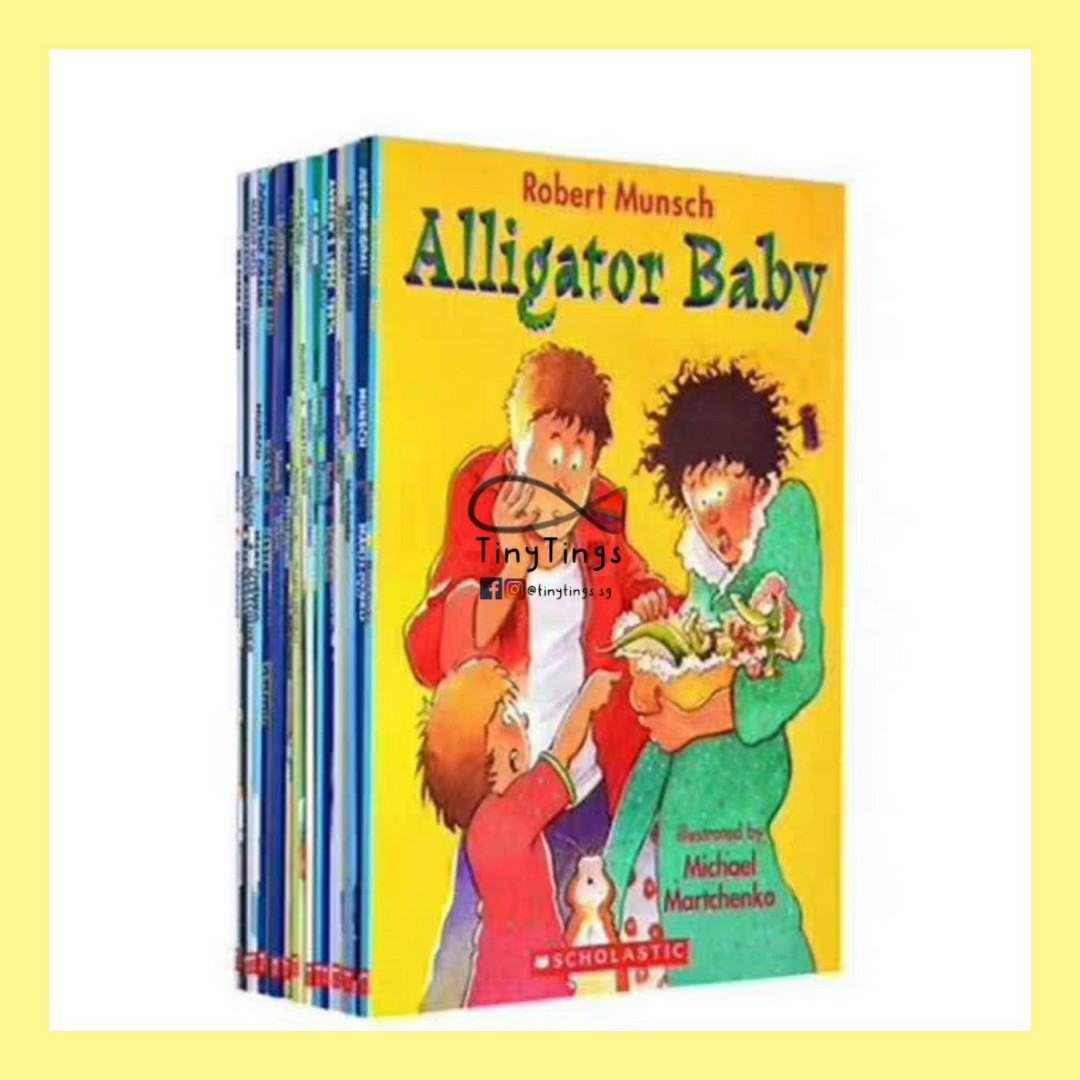 Robert Munsch Books Collection For Children 23 Books Alligator Baby Etc Books Stationery Children S Books On Carousell Robert Munsch Books Collection For Children 23 Books Alligator Baby Etc Books Stationery Children S Books On Carousell