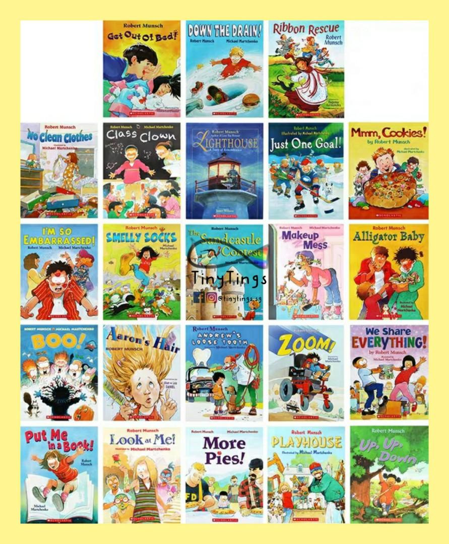 Robert Munsch Books Collection For Children 23 Books Alligator baby