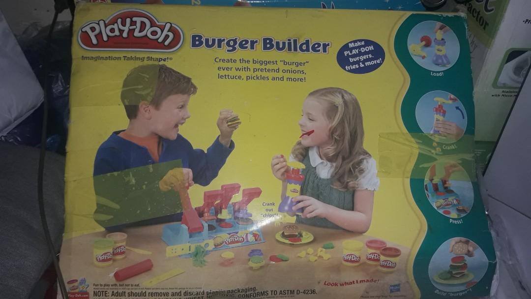 play doh burger builder