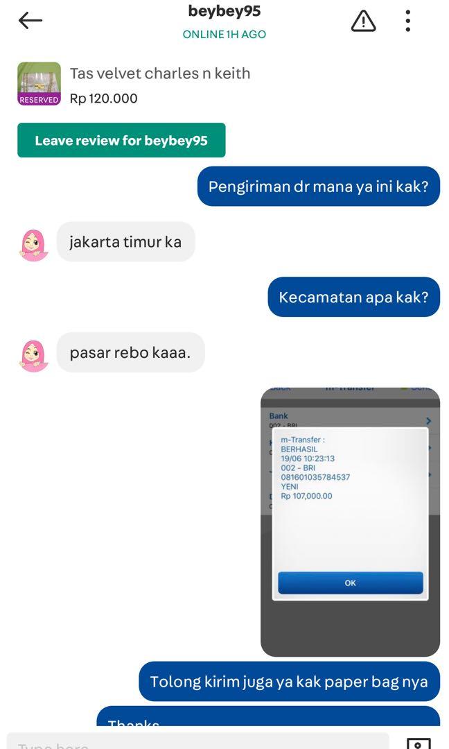 Seller Nya Semoga Selalu Sehat Supaya Bisa Terima Karma Hehe
