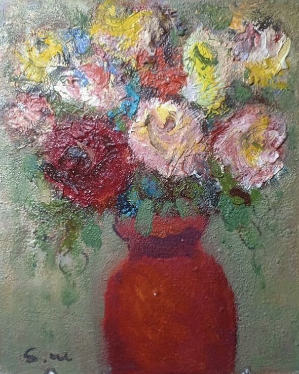 Signed Acrylic Painting By Japanese Artist Design Craft Artwork On Carousell