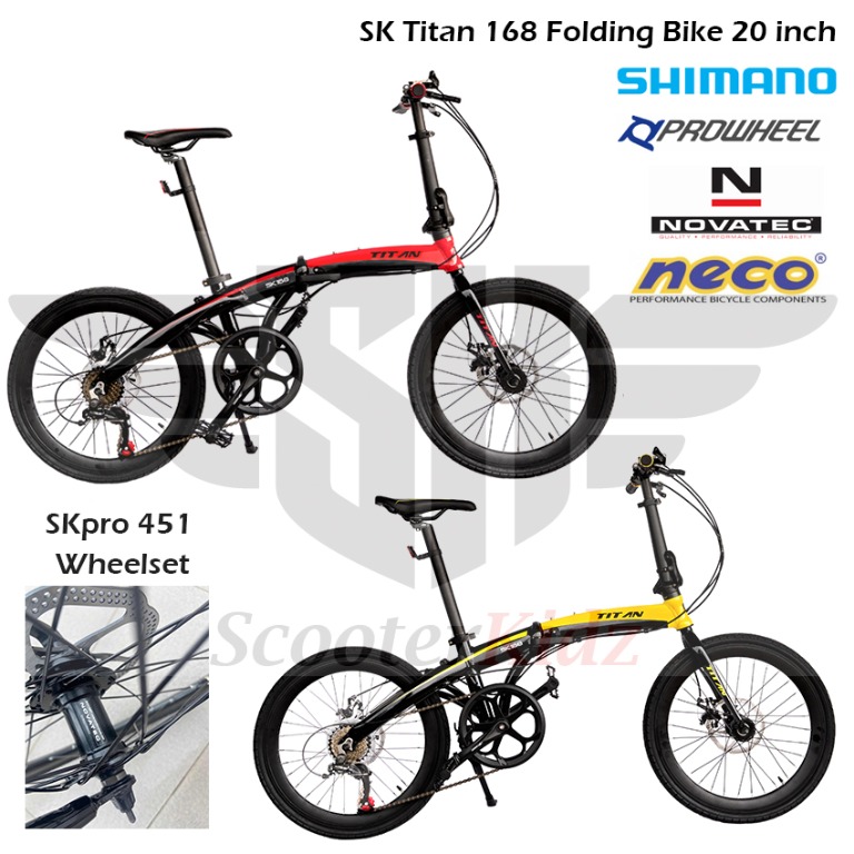 titan folding bike